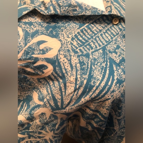 Vintage Turquoise Print Inner Vision Ship to Shore Skirt Set Size 10 - Picture 9 of 9